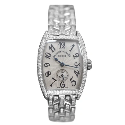 Franck Muller Curvex Hand Wind Diamond White Dial Ladies Watch 1750 S6 D In Metallic