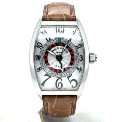 Franck Muller Vegas Automatic Silver Dial Men's Watch 5850 Vegas In Black / Brown / Silver
