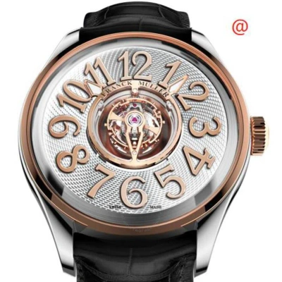 Franck Muller Round Grand Central Tourbillon Hand Wind Silver Dial Men's Watch R46tctrac5n(acac5n) In Black
