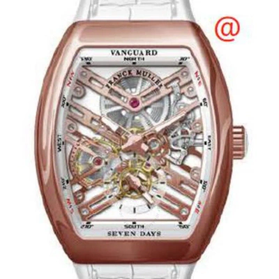 Franck Muller Seven Days Hand Wind Men's Watch V41s6sqt5nbc(blcnrrge) In Gray