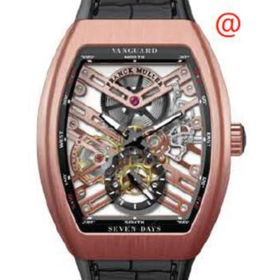 Franck Muller Seven Days Hand Wind Men's Watch V41s6sqt5nbrnr(nrblcrge) In Gold