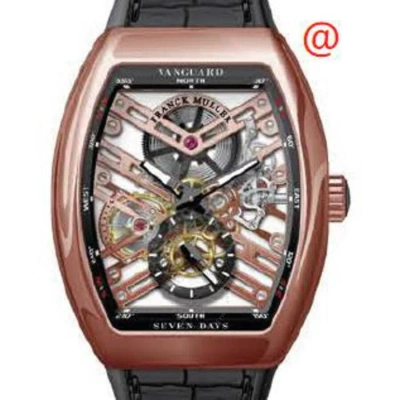 Franck Muller Seven Days Hand Wind Men's Watch V41s6sqt5nnr(nrblcrge) In Black