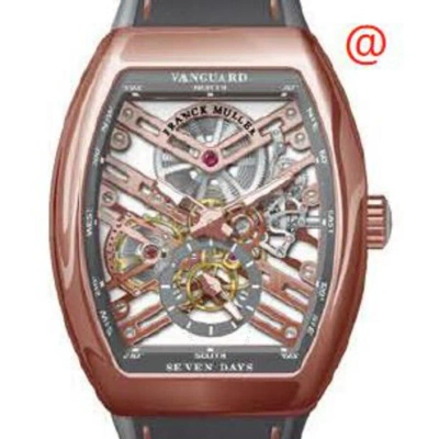 Franck Muller Seven Days Hand Wind Men's Watch V41s6sqt5ntt(ttblc) In Gold