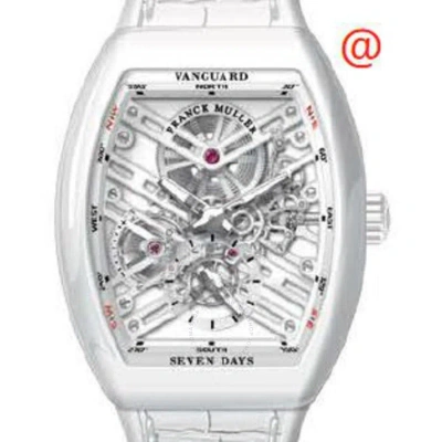 Franck Muller Seven Days Hand Wind Men's Watch V41s6sqtttbcbc(blcnrrge) In White