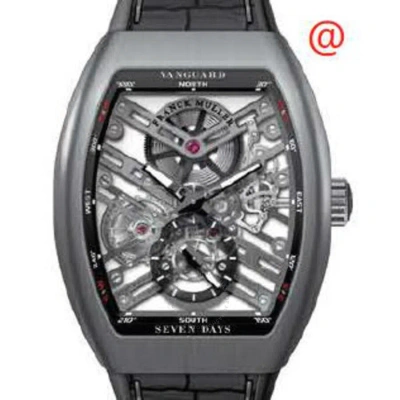 Franck Muller Seven Days Hand Wind Men's Watch V41s6sqtttbrnr(nrblcrge) In Black