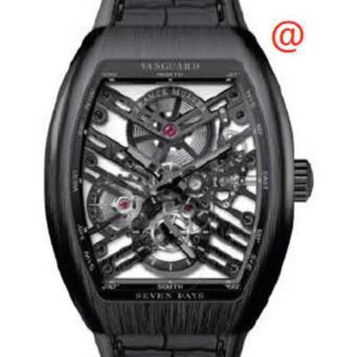 Franck Muller Seven Days Hand Wind Men's Watch V41s6sqtttnrbrnr(nrgrigri) In Black