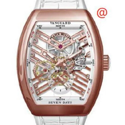 Franck Muller Seven Days Hand Wind Men's Watch V45s6sqt5nbc(blcnrrge) In Gold
