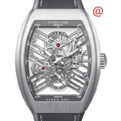 Franck Muller Seven Days Hand Wind Men's Watch V45s6sqtacbrtt(ttblc) In Gray