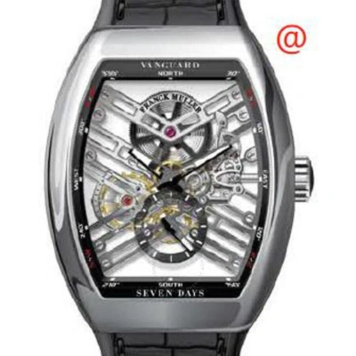 Franck Muller Seven Days Hand Wind Men's Watch V45s6sqtacnr(nrblcrge) In Black