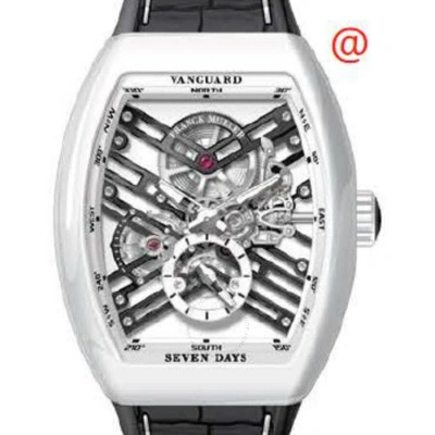 Franck Muller Seven Days Hand Wind Men's Watch V45s6sqtttbcnr(blcnr) In White