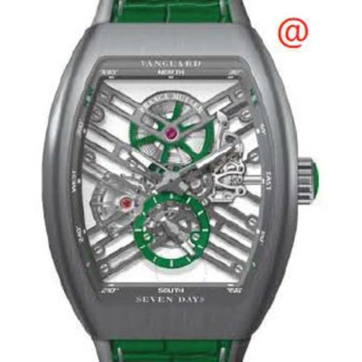 Franck Muller Seven Days Hand Wind Men's Watch V45s6sqtttbrve(ttblcve) In Green