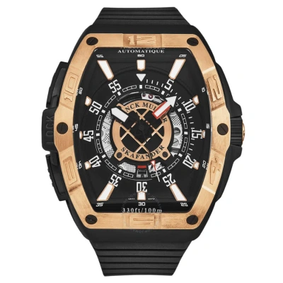 Franck Muller Skafander Automatic Black Dial Men's Watch 46scskfblkbkgd1
