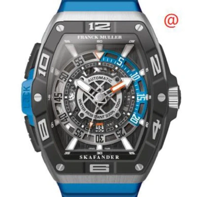 Franck Muller Skafander Automatic Black Dial Men's Watch Skf46dvscdtacbr(acnrbl) In Multi