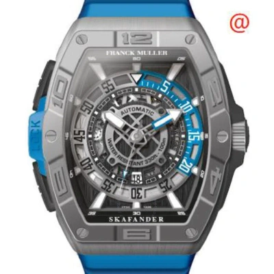 Franck Muller Skafander Automatic Black Dial Men's Watch Skf46dvscdtttbr(ttbl) In Multi