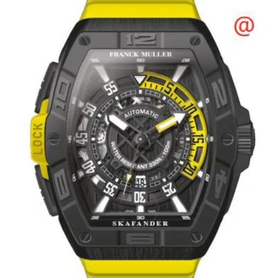 Franck Muller Skafander Automatic Black Dial Men's Watch Skf46dvscdtttnrbr(ttnrja) In Multi
