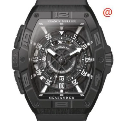 Franck Muller Skafander Automatic Black Dial Men's Watch Skf46dvscdtttnrbr(ttnrnr)
