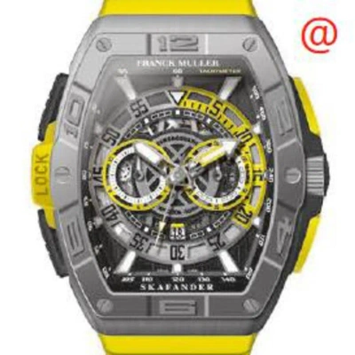 Franck Muller Skafander Chronograph Automatic Black Dial Men's Watch Skf46dvccdtttbr(ttja)
