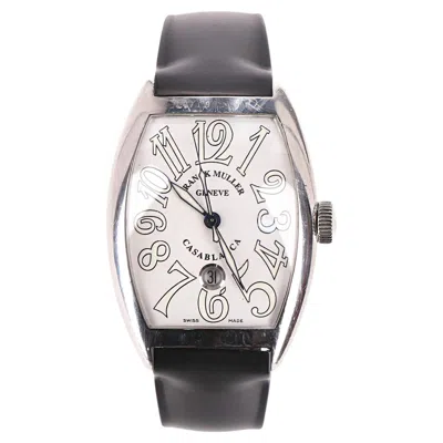 Pre-owned Franck Muller Stainless Steel Casablanca Watch With Rubber Strap In Multi