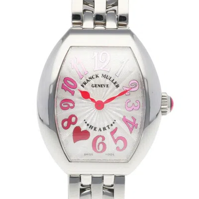 Pre-owned Franck Muller Stainless Steel Wristwatch () In Pink