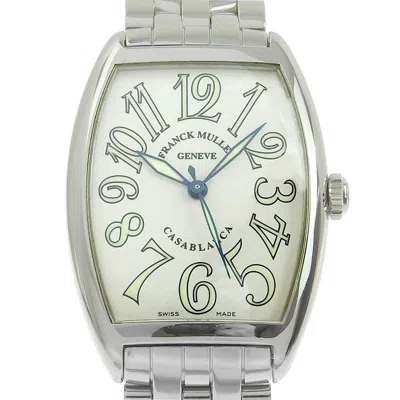 Pre-owned Franck Muller Stainless Steel Wristwatch () In Silver
