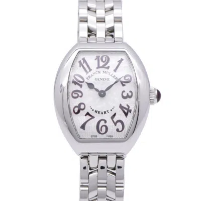 Pre-owned Franck Muller Stainless Steel Wristwatch () In Silver
