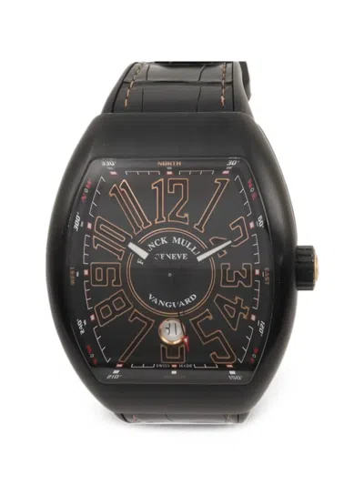 Pre-owned Franck Muller Vanguard 45mm Watch In Black