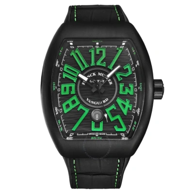 Franck Muller Vanguard Automatic Black Dial Men's Watch 45scblkblkgrn