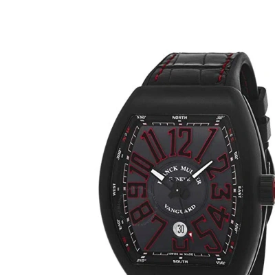 Franck Muller Vanguard Automatic Black Dial Men's Watch 45scblkblkred