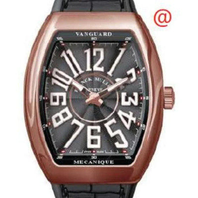 Franck Muller Vanguard Automatic Black Dial Men's Watch V41s5nnr(nrblc5n) In Gold