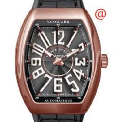 Franck Muller Vanguard Automatic Black Dial Men's Watch V41sat5nnr(nrblc5n) In Multi