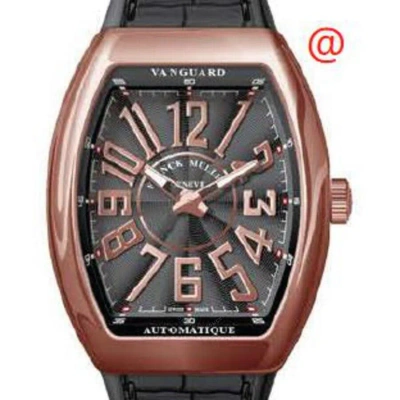 Franck Muller Vanguard Automatic Black Dial Men's Watch V41satrel5nnr(nr5n) In Gold
