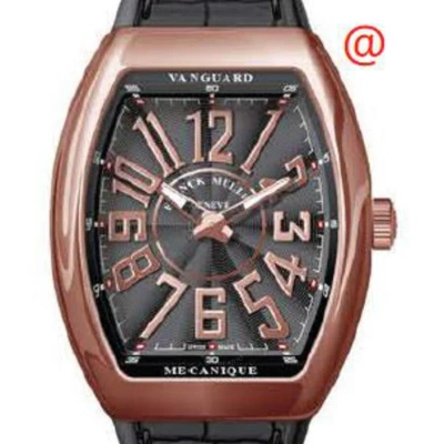 Franck Muller Vanguard Automatic Black Dial Men's Watch V41srel5nnr(nr5n) In Brown