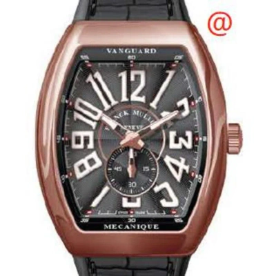 Franck Muller Vanguard Automatic Black Dial Men's Watch V41ss65nnr(nrblc5n) In Brown