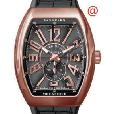 Franck Muller Vanguard Automatic Black Dial Men's Watch V41ss6rel5nnr(nr5n) In Brown