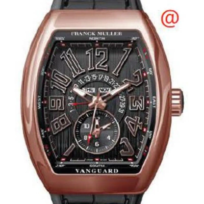 Franck Muller Vanguard Automatic Black Dial Men's Watch V45mcmb5nnr(nrnr5n) In Gold