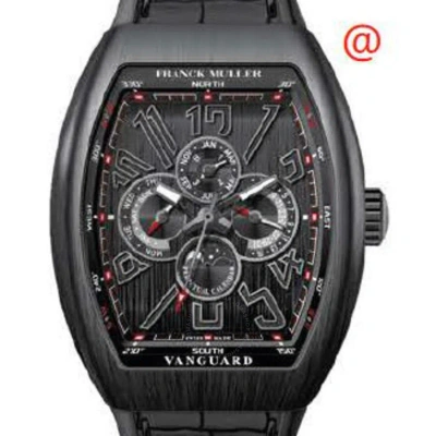 Franck Muller Vanguard Automatic Black Dial Men's Watch V45qpttnrbrtt(nrnrttbr) In Burgundy