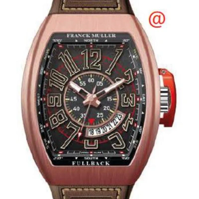 Franck Muller Vanguard Automatic Black Dial Men's Watch V45scdtlck5nbrbn(nrnrsb) In Pink