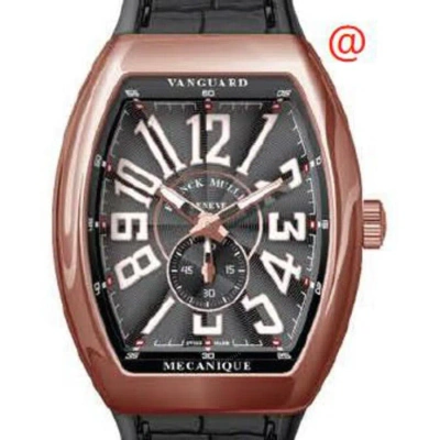 Franck Muller Vanguard Automatic Black Dial Men's Watch V45ss65nnr(nrblc5n) In Gold