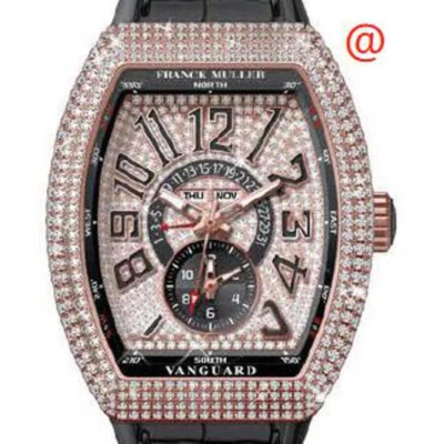 Franck Muller Vanguard Automatic Diamond Black Dial Men's Watch V45mcmbdcd5nnr(diamnr5n)