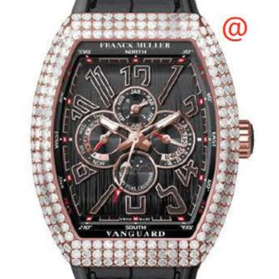Franck Muller Vanguard Automatic Diamond Black Dial Men's Watch V45qpd5nnr(nrnr5n)