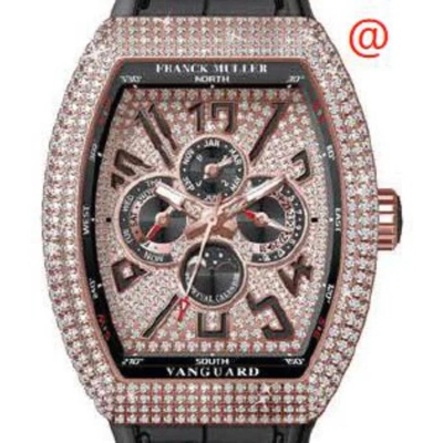 Franck Muller Vanguard Automatic Diamond Black Dial Men's Watch V45qpdcd5nnr(diamnr5n)