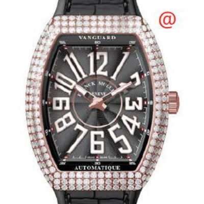 Franck Muller Vanguard Automatic Diamond Black Dial Men's Watch V45satd5nnr(nrblc5n)