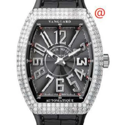 Franck Muller Vanguard Automatic Diamond Black Dial Men's Watch V45satreldacnr(nrac) In Neutral