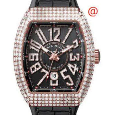 Franck Muller Vanguard Automatic Diamond Black Dial Men's Watch V45scdtdnbrcd5nnr(nrdiam5n)