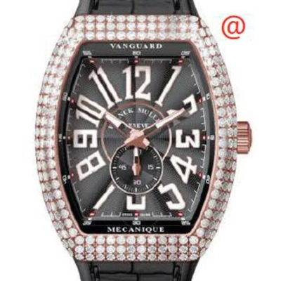 Franck Muller Vanguard Automatic Diamond Black Dial Men's Watch V45ss6d5nnr(nrblc5n) In Multi
