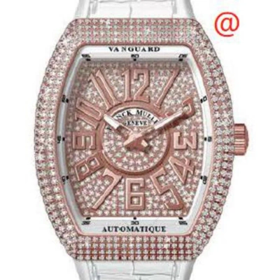 Franck Muller Vanguard Automatic Diamond Gold Dial Men's Watch V41satreldcd5nbc(diam5n)