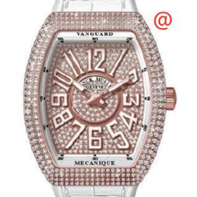 Franck Muller Vanguard Automatic Diamond Gold Dial Men's Watch V41sdcd5nbc(diamblc5n) In White