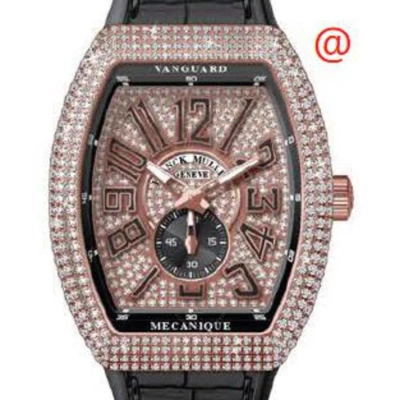 Franck Muller Vanguard Automatic Diamond Gold Dial Men's Watch V41ss6dcd5nnr(diamnr5n) In Multi