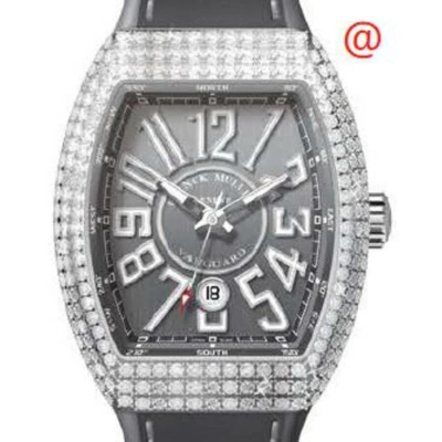 Franck Muller Vanguard Automatic Diamond Grey Dial Men's Watch V45scdtdactt(ttblcac) In Metallic