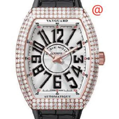 Franck Muller Vanguard Automatic Diamond Silver Dial Men's Watch V41satd5nnr(blcnr5n) In Gold